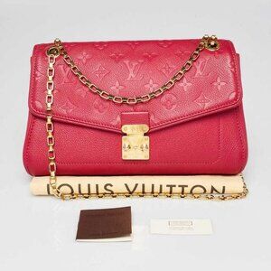 Louis Vuitton Rose Jaipur Monogram Empreinte Leather St Germain PM Bag